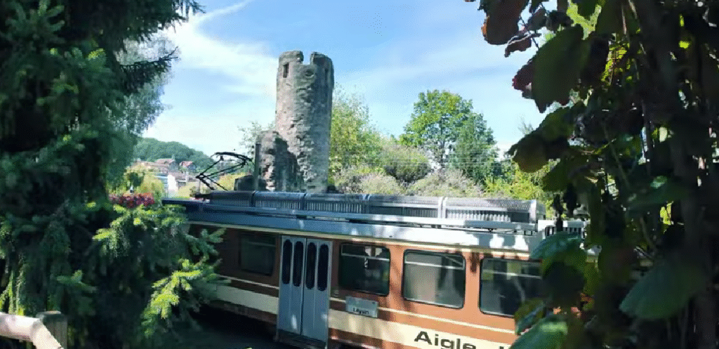 Miniature trains at Swiss Vapeur Parc in Le Bouveret, a fun family attraction perfect for a weekend in Valais.