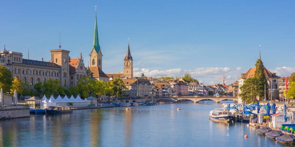 Limmat River – iconic stop for Switzerland Itinerary for First Timers