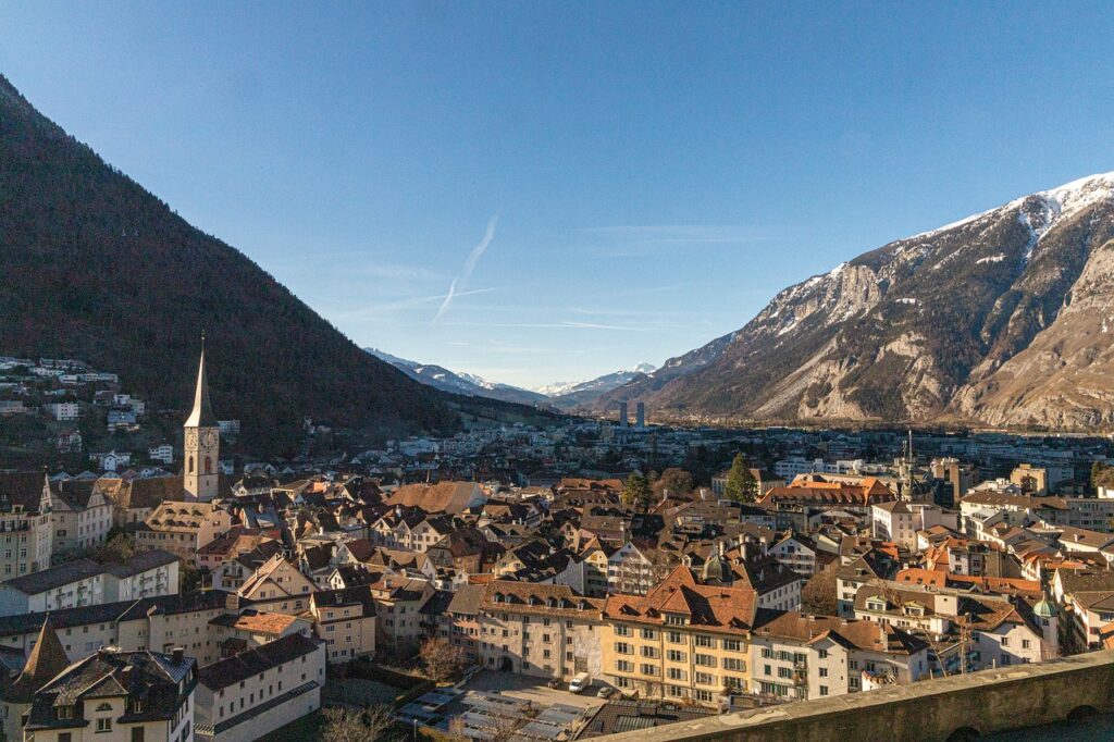 Scenic view of Chur, an underrated Swiss city surrounded by the Alps