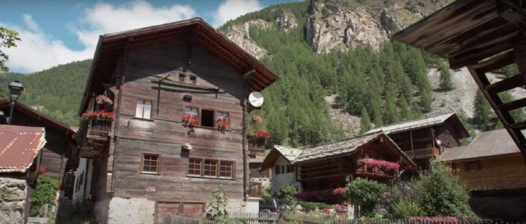 Evolène, one of the hidden villages in Switzerland, famous for Valais traditions