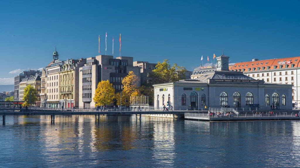 View of Lake Geneva