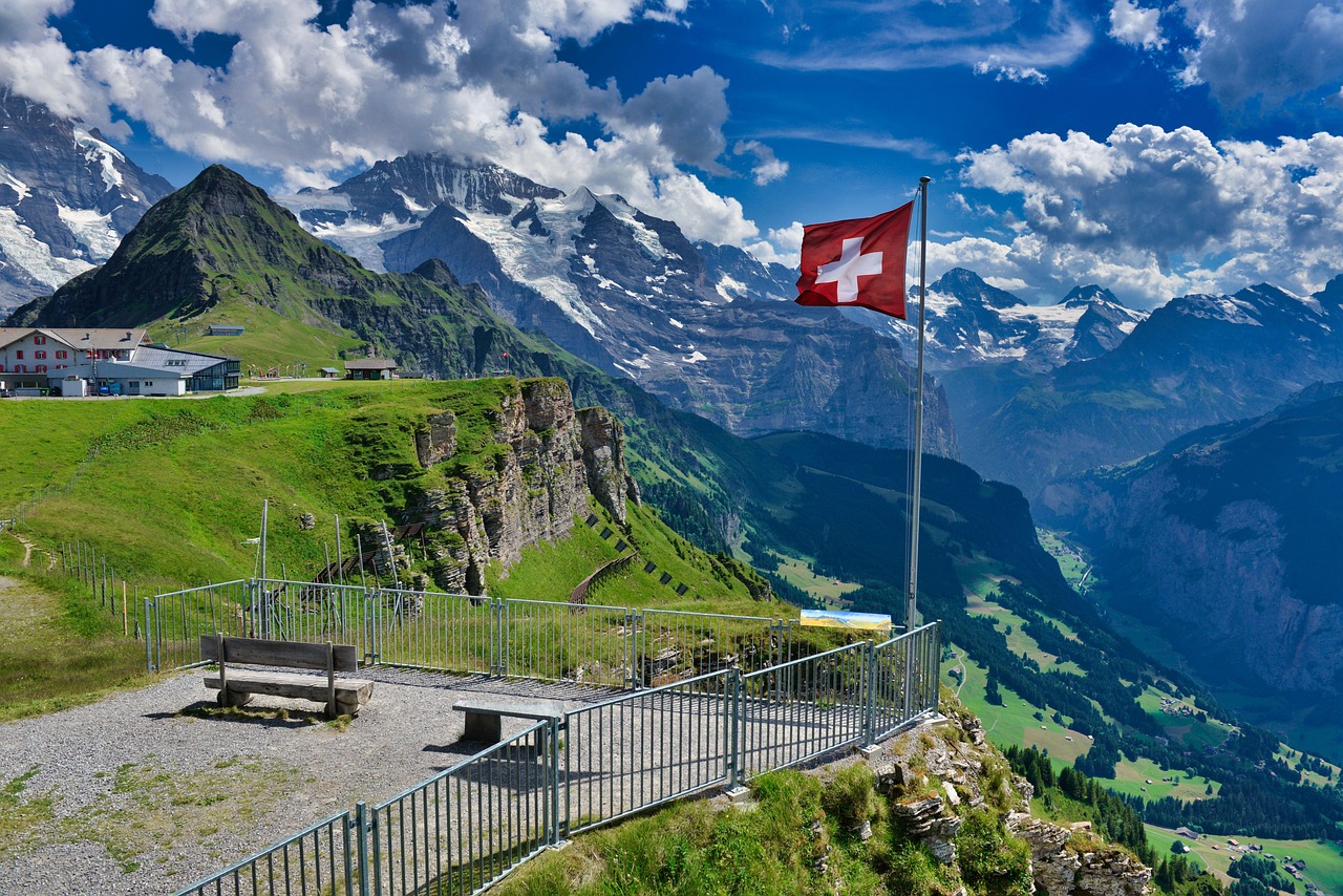 Grindelwald village surrounded by green alpine meadows — a classic destination among mountain villages in Switzerland.