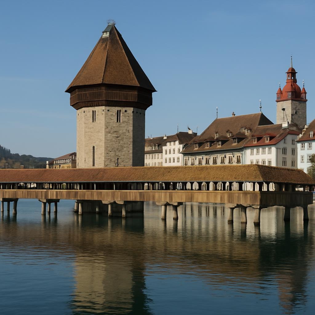 Lucerne – Chapel Bridge and Water Tower
