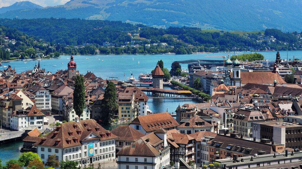 Charming Lucerne with colorful buildings, a highlight on any perfect trip to Switzerland.