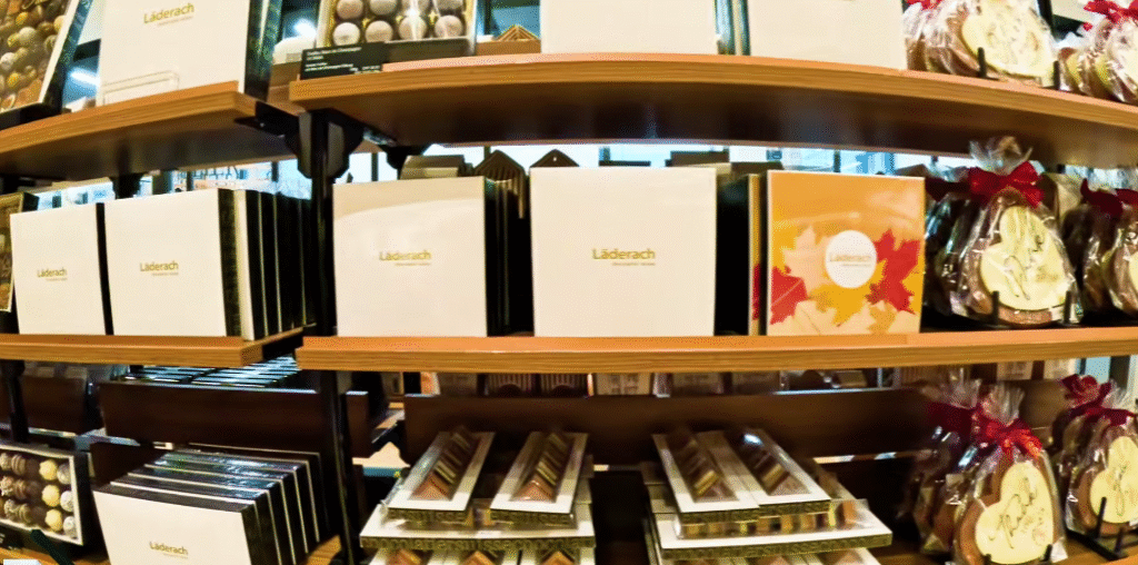Läderach is one of the most modern names in the best Swiss chocolate brands.