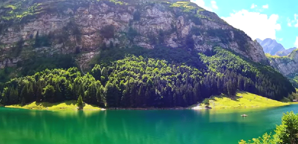 Tranquil Seealpsee – one of the most peaceful hidden lakes in Switzerland