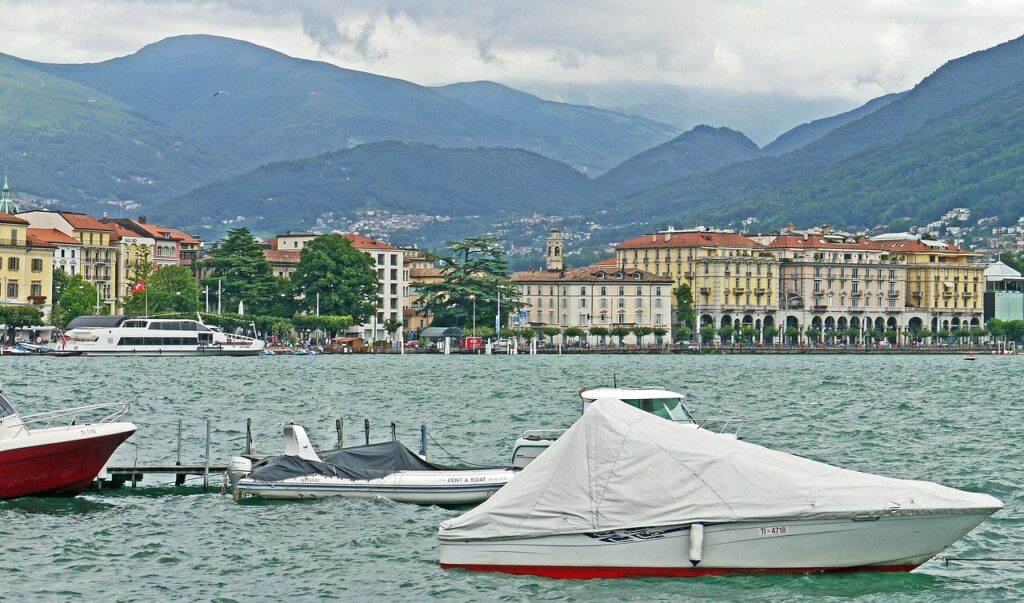 Lugano, one of the premier luxury cities in Switzerland.