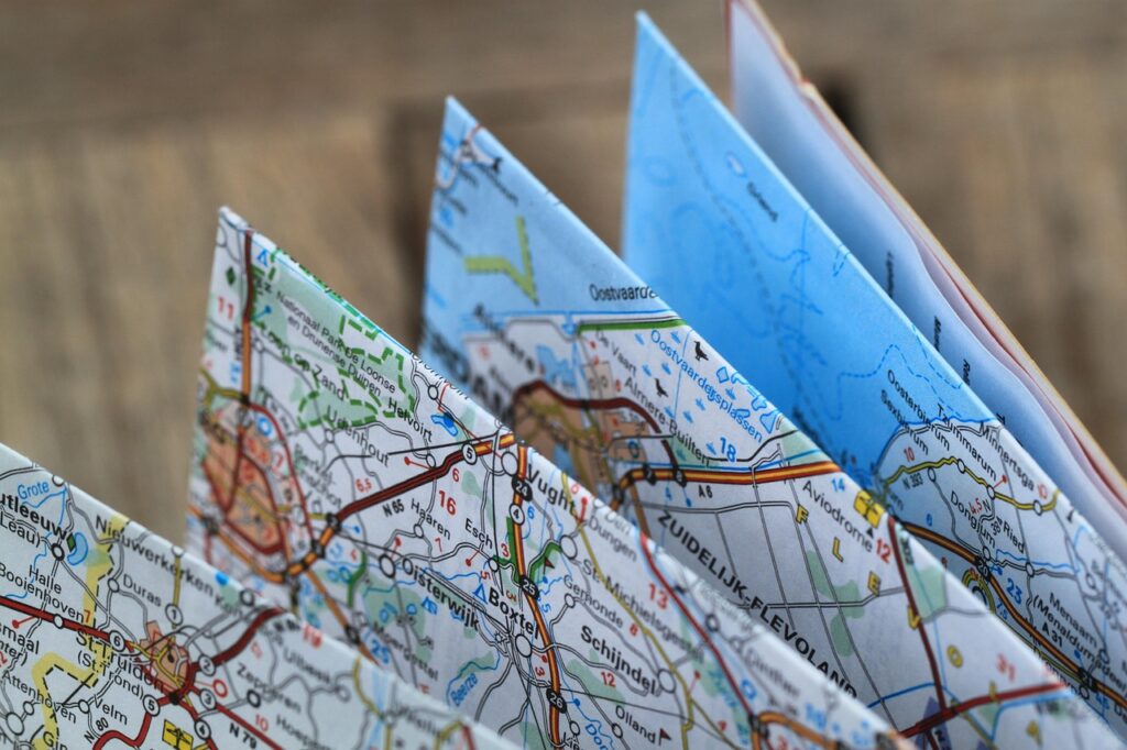 Detailed map of Switzerland