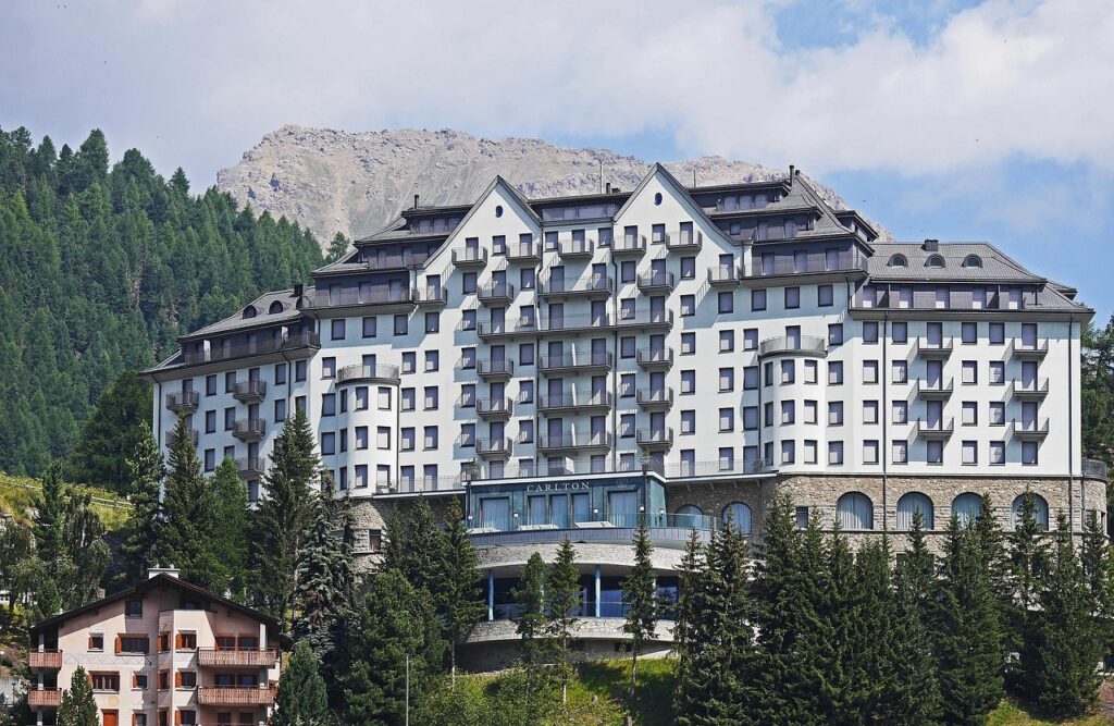 St. Moritz, one of the best Swiss cities for upscale travel.