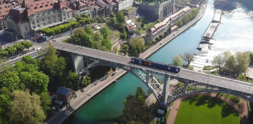 Scenic aerial view of Bern’s bridge – a must-see highlight on any Cultural Trip to Switzerland