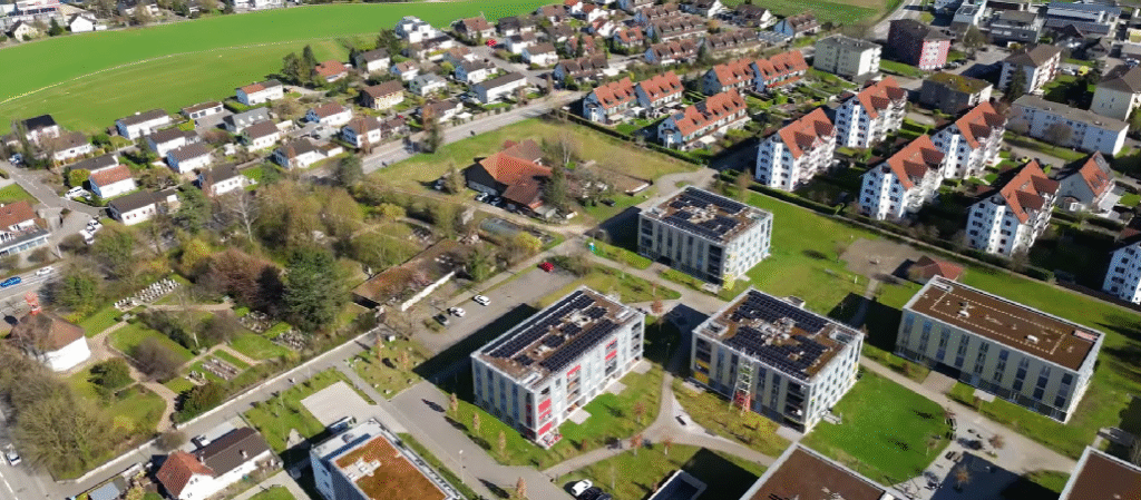 swiss town view