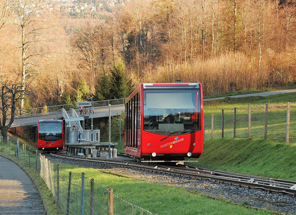 Gurtenbahn funicular - Köniz Switzerland