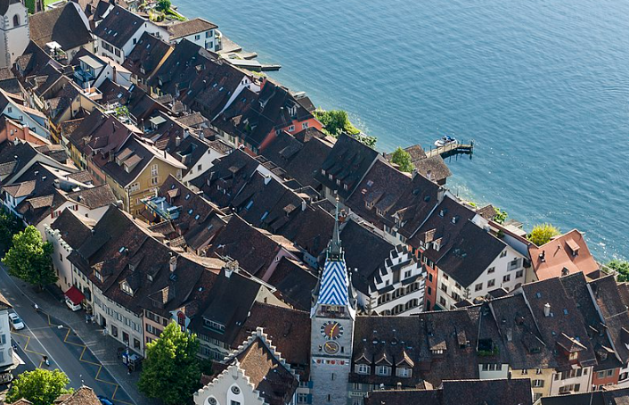 Zug - aerial view