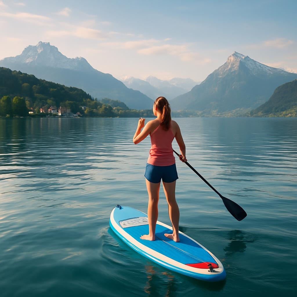 Lake Lucerne offers ideal conditions for SUP.